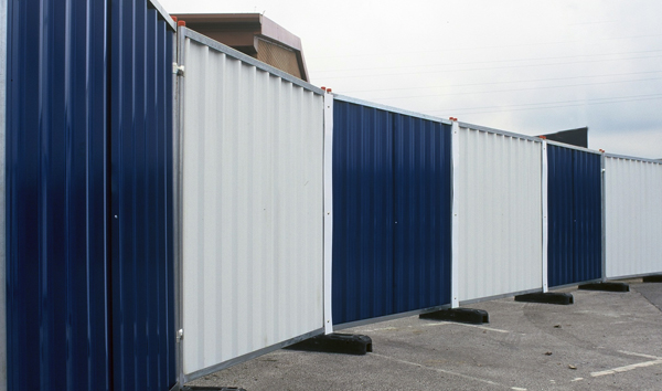 Hoarding panels, available galvanised or painted Gallery Image