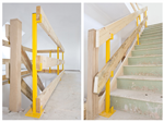 Stairs & landing safety post Gallery Thumbnail