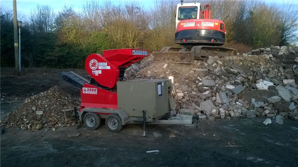 Trailer mounted Red Rhino 3000 on site Gallery Image