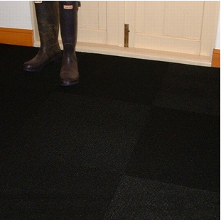 Jet Black Carpet Tiles Gallery Image