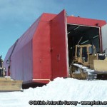 This is a mobile workshop used by the British antartic survey team and has been insulated with both Spray foam and injected foam by MPI. Gallery Image