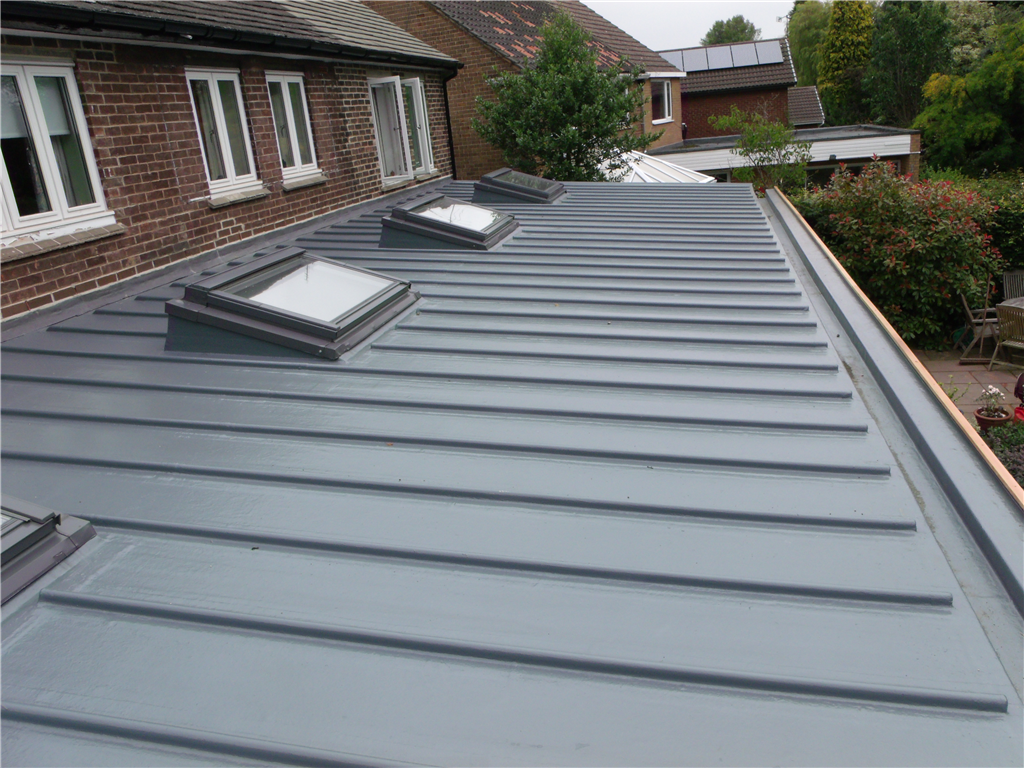 Topseal GRP system with simulated lead roll details. Gallery Image