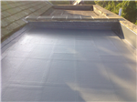 Topseal GRP system, on bathroom/bedroom extension, with warm roof-deck insulation. Gallery Thumbnail