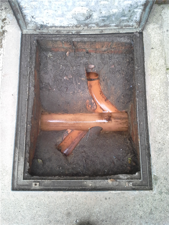Drain section repaired by Drain Doctor Gloucestershire Gallery Image