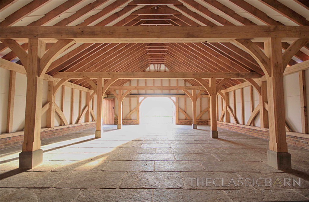 A glimpse inside our award winning oak framed barn buildings. Gallery Image