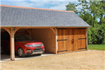 Three car timber framed garage. Gallery Thumbnail