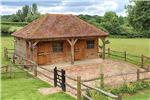 Traditional style oak framed stables with tiled roof. Gallery Thumbnail