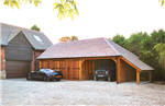 3 bay oak garage barn. Gallery Thumbnail