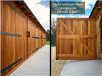 Handmade oak garage doors. Gallery Thumbnail