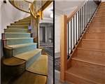 Curved and straight oak staircases by Pear Stairs Gallery Thumbnail