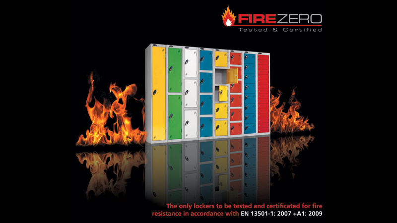 Lockers with a fire certificate Gallery Image