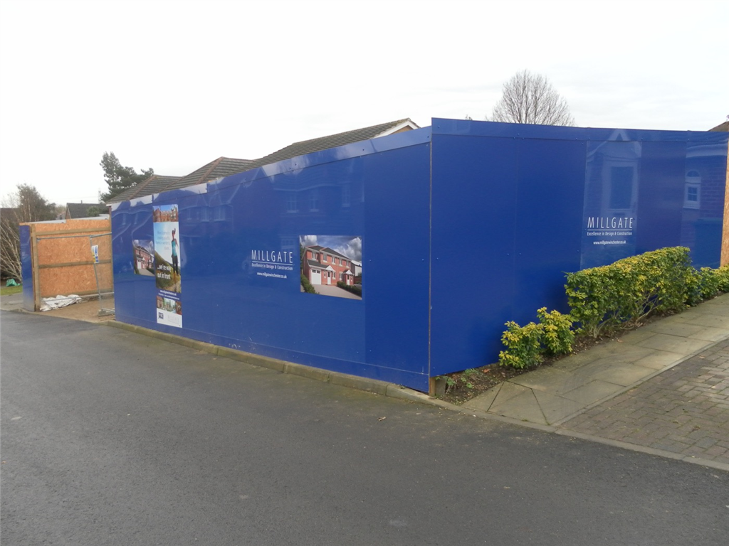 Winchester Hampshire Construction hoarding graphics for development and building companies Gallery Image