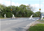 Flintshire Council appointed Local Transport Projects to develop a cycleway. By using the plans provided, 2B created a simple line graphic to help explain and visualise how the cycleway would cross the busy road. Gallery Thumbnail