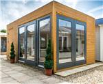 Contemporary garden office / studio with combined garden storage.  From our Linea range.  Gallery Thumbnail