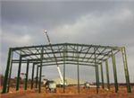 Steelwork erection using in-house mobile crane and access platforms. Gallery Thumbnail