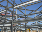 700 tonnes of structural steelwork at Stanground Academy, Cambs. Supplied for Main Contractor Kier Eastern. Gallery Thumbnail