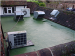 Acrylic coatings on kitchen roof at The Mill House, North Warnborough, Hampshire. Gallery Thumbnail