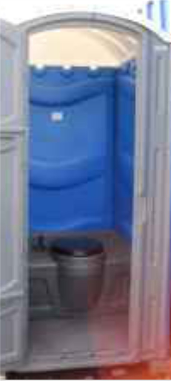 Single chemical toilet. Gallery Image