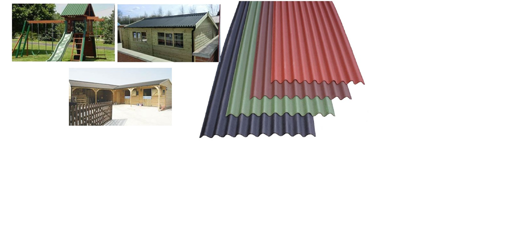 Onduline is an extremely tough, lightweight, corrugated roofing and wallcladding material manufactured utilising a base board produced from recycled cellulose fibres which is saturated with bitumen under intense pressure and heat. Gallery Image