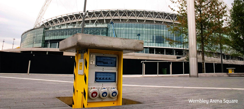 Retractable Service Unit at Wembley Arena Square Gallery Image
