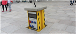 Retractable Service Units provide a safe power supply for outdoor public places. Gallery Thumbnail