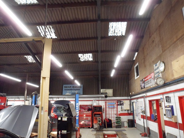 MOT Bay Farringdon Wilts 44W LED Epistar Battens Great improvement over 6ft Twin Fluorescents they replaced 70% energy saving Gallery Image