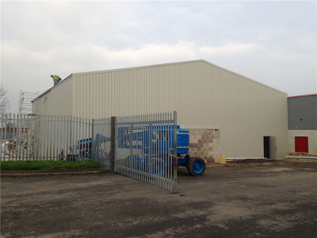 18m x 20m x 6m warehouse extension,  Wigan Gallery Image