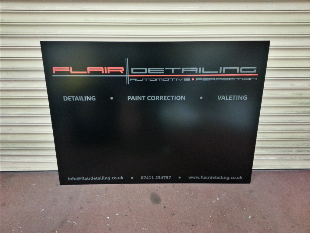 8ft by 4ft sign for a new company Gallery Image