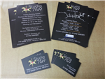 Leaflets and business cards for a new company. Gallery Thumbnail