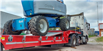 AL696 GENIE Z80/60 on our custom-designed trailer for Forklifts Gallery Thumbnail