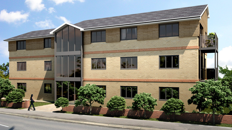 New apartments at Coulsdon in Surrey. Gallery Image