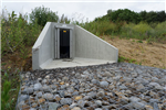 Precast concrete headwall with penstock fitted  Gallery Thumbnail