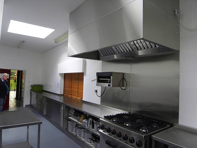 330mm x 250mm Tile Effect Hygienic Wall Panels - Supplied by CFM Ltd for a commercial kitchen Gallery Image