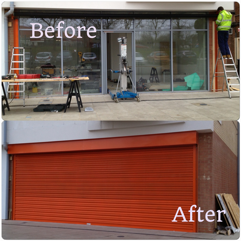 Roller shutter door completed by our Team Gallery Image