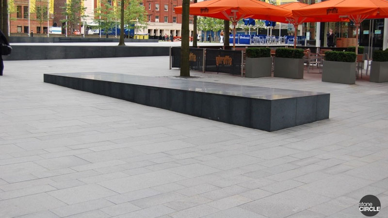 Chinese granite water features in Hardman Square Manchester Gallery Image
