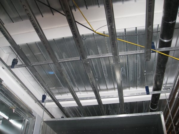 HDQF Quick Fit Rubber Hanger and Metal Frame Ceiling Grid System Gallery Image