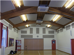 Village hall acoustic wall and ceiling panels Gallery Thumbnail