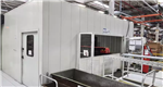 Factory noise enclosure with AC80 panels and opening for conveyor Gallery Thumbnail