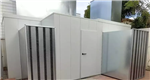 Modular noise enclosure using AC80 panels with inlet and outlet silencers and acoustic door Gallery Thumbnail