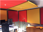 Acoustic panels in recording studio Gallery Thumbnail