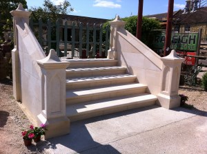 A grand Bath Stone staircase. Gallery Image