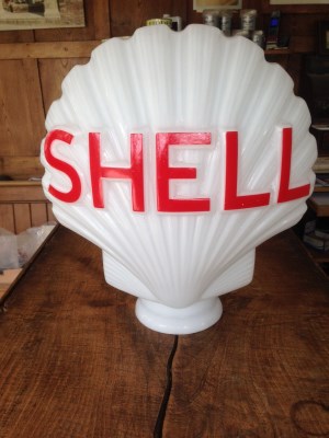 A glass "Shell" petrol globe for £200 + vat Gallery Image