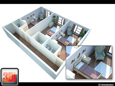 3D Illustration Image