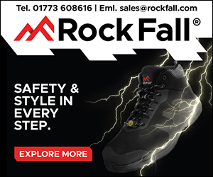 Rock Fall Industry Defining Safety Footwear