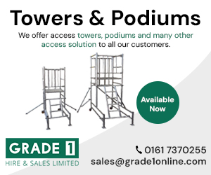 grade 1 hire - access towers, podiums and pther access equipment.