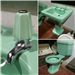 We don't usually take coloured sanitary ware but we could not resist this set!  Look at those taps!  This set is now sold but keep an eye on our website for new additions! Gallery Thumbnail