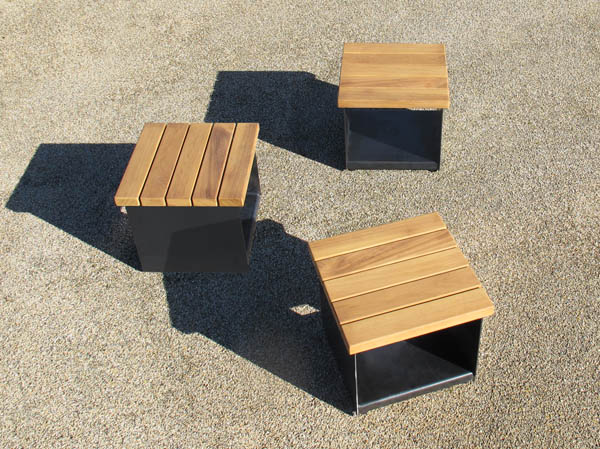 Hollo small cubes seating & table surfaces arrangement Gallery Image