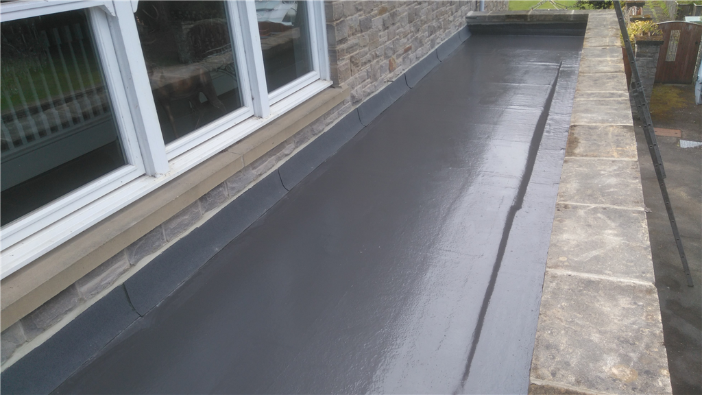Topseal GRP system on rear extension. Gallery Image