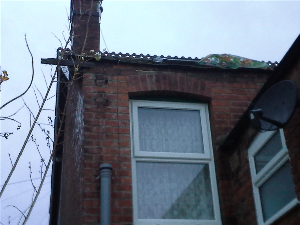 Missing drainpipe before repair by Drain Doctor Gloucestershire Gallery Image