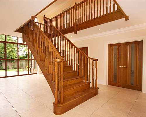 Splayed oak staircase, case study no. 108 Gallery Image
